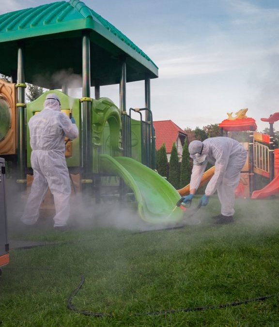 Desinfección con vapor en guarderías y jardines de infancia